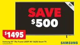 Harvey Norman Samsung 55" The Frame LS03F 4K* QLED Smart TV. offer