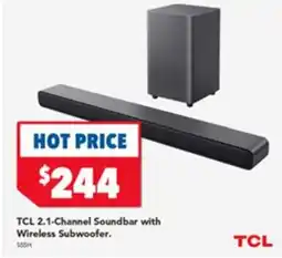 Harvey Norman TCL 2.1-Channel Soundbar with Wireless Subwoofer. offer