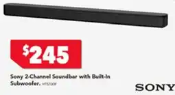 Harvey Norman Sony 2-Channel Soundbar with Built-In Subwoofer. offer