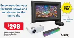 Harvey Norman Laser Outdoor Cinema Projector Bundle. offer