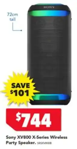 Harvey Norman Sony XV800 X-Series Wireless Party Speaker offer