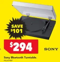 Harvey Norman Sony Bluetooth Turntable. offer