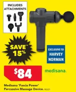 Harvey Norman Medisana 'Fascia Power' Percussive Massage Device offer