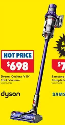 Dyson 'Cyclone V10' Stick Vacuum.