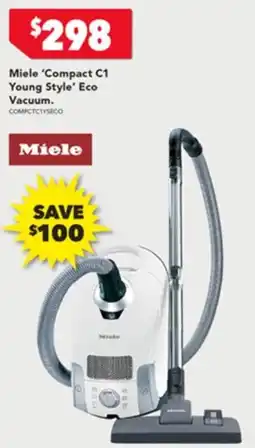 Miele 'Compact C1 Young Style' Eco Vacuum.
