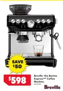 Harvey Norman Breville 'the Barista Express Coffee Machine. offer