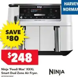 Harvey Norman Ninja 'Foodi Max' XXXL Smart Dual Zone Air Fryer. offer