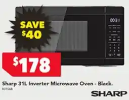 Harvey Norman Sharp 31L Inverter Microwave Oven - Black. offer
