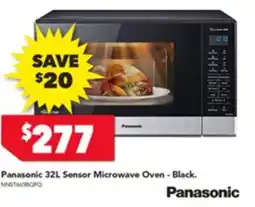 Harvey Norman Panasonic 32L Sensor Microwave Oven - Black. offer