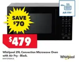 Harvey Norman Whirlpool 29L Convection Microwave Oven with Air Fry - Black. offer