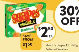 Foodworks Arnott's Shapes offer