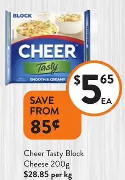 Cheer Tasty Block Cheese