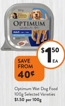 Foodworks Optimum Wet Dog Food offer
