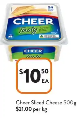 Foodworks Cheer Sliced Cheese offer