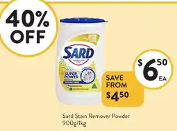 Foodworks Sard Stain Remover Powder offer