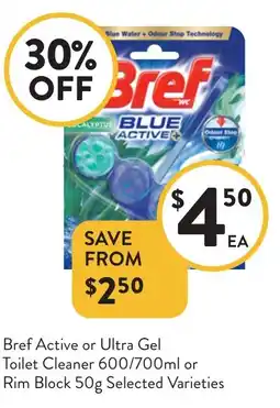 Foodworks Bref Active or Ultra Gel offer