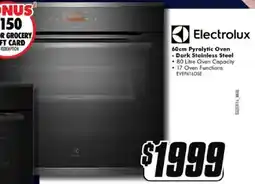 The Good Guys 60cm Pyrolytic Oven - Dark Stainless Steel offer