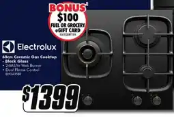 The Good Guys 60cm Ceramic Gas Cooktop - Black Glass offer