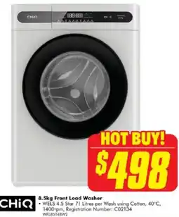 The Good Guys 8.5kg Front Load Washer offer