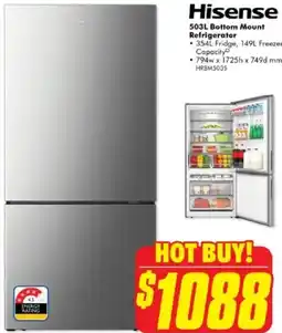 The Good Guys 503L Bottom Mount Refrigerator offer