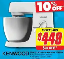 The Good Guys Chef XL Kitchen Machine - White offer