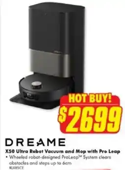 X50 Ultra Robot Vacuum and Mop with Pro Leap