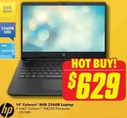 The Good Guys 14" Celeron® 8GB 256GB Laptop offer