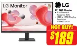 The Good Guys 27" FHD Monitor offer