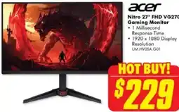 The Good Guys Nitro 27" FHD VG270 Gaming Monitor offer