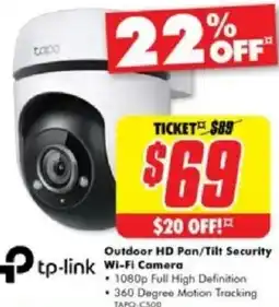 The Good Guys Outdoor HD Pan/Tilt Security offer