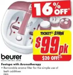 The Good Guys Footspa with Aromotherapy offer