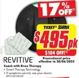 The Good Guys Coach with Knee Therapy offer