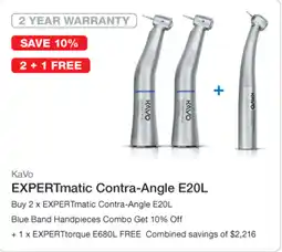 Henry Schein EXPERTmatic Contra-Angle E20L offer