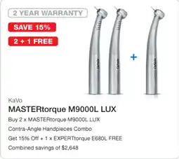Henry Schein MASTERtorque M9000L LUX offer