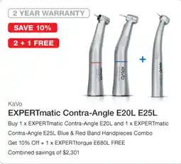 Henry Schein EXPERTmatic Contra-Angle E20L E25L offer