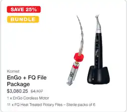 Henry Schein EnGo + FQ File Package offer