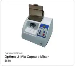 Henry Schein Optima U-Mix Capsule Mixer offer