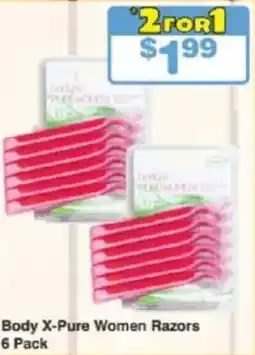 My Chemist Body X-Pure Women Razors offer