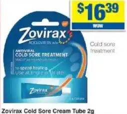 My Chemist Zovirax Cold Sore Cream Tube offer