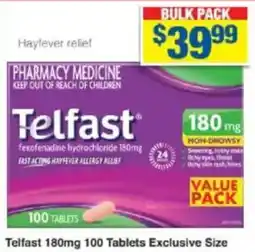 My Chemist Telfast fexofenadine hydrochloride offer