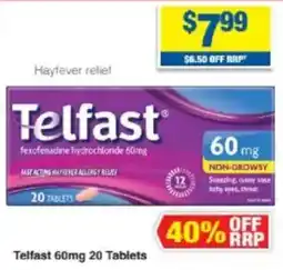 My Chemist Telfast fexofenadine hydrochloride offer