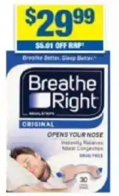 My Chemist Breathe Right Nasal Strips Range offer