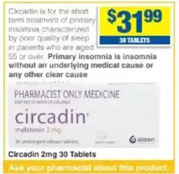 My Chemist circadin melatonin offer