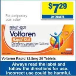 My Chemist Voltaren Rapid offer
