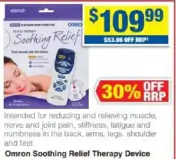My Chemist Omron Soothing Relief Therapy Device offer