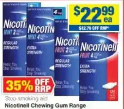 My Chemist Nicotinell Chewing Gum Range offer