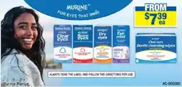 My Chemist Clear eyes Gentle cleansing wipes offer