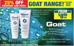 My Chemist Goat eczema, dermatitis or psoriasis offer