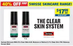 My Chemist Swisse the clear skin system offer