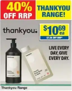 My Chemist Thankyou live every day, give offer